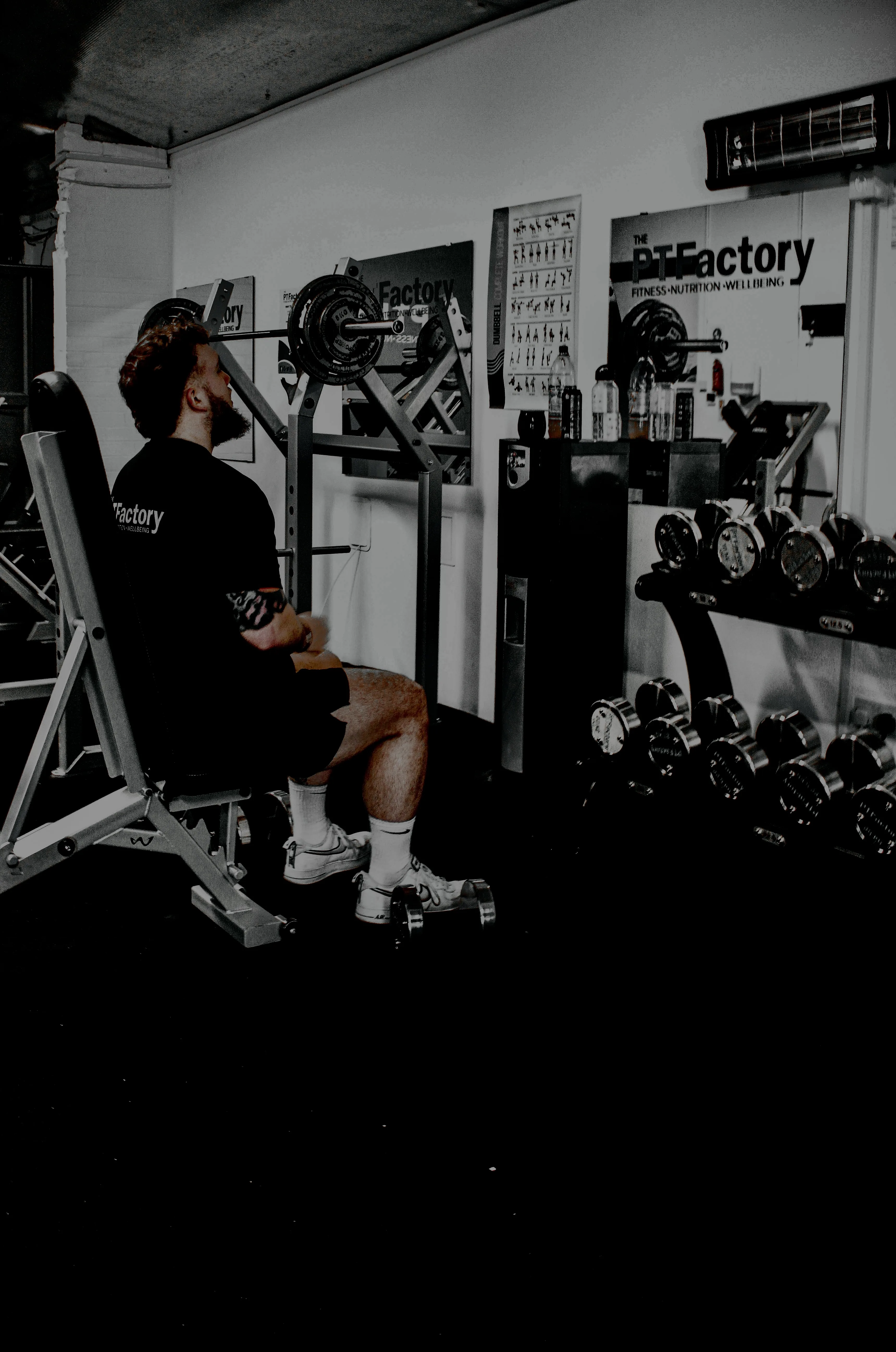 Kallum training at The PT Factory, Denton Manchester